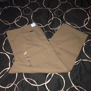 COLUMBIA Mens 52 x 30 Roc Khaki Omni Shade Pants